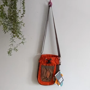 Drip Free People Movement X Doughnut Series Umhängetasche Orange X Braun Neu mit Etikett - Bild 1 von 8