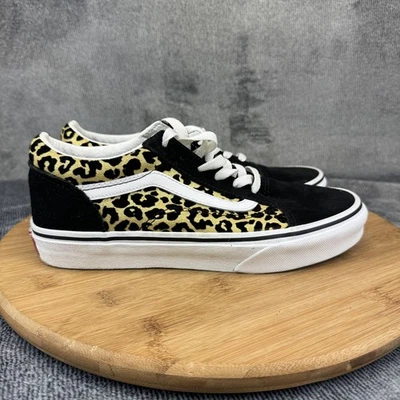 Vans Old Skool Zapatos Mujer Talla 5.5 Estampado Leopardo Negro Blanco Zapatillas de Skate Foto 1 de 4