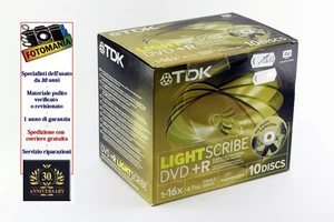 Tdk DVD+R 10 Pièces 4,7gb 120min 16x Lumiere Scribe Neuf Housse Rigide - Photo 1/2