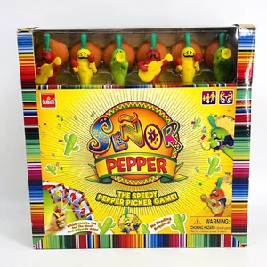 SENOR PEPPER THE SPEEDY PEPPER PICKER CARD GAME-FESTIVE-FAMILY PARTY GAME-NEW - Picture 1 of 17