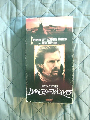 Dances with Wolves (VHS) Kevin Costner Mary McDonnell Graham Greene - Image 1 of 2