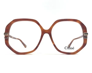 Chloe Eyeglasses Frames CH0107OA 002 Tortoise Brown Butterfly Full Rim 57-15-145 - Picture 1 of 10