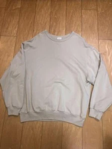 DRIES VAN NOTEN Cotton Long Sleeve Pullover Men's Sweatshirt Size M Gray USED - Picture 1 of 5