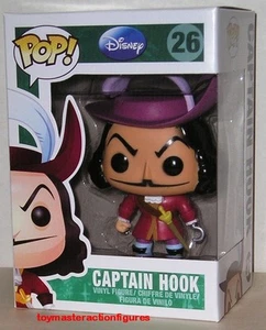 Funko Pop Disney Captain Hook #26 nicht mehr produziert Vinyl 3 3/4" Figur versiegelt AUF LAGER - Bild 1 von 4