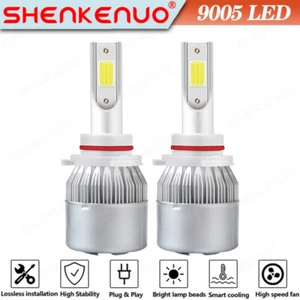 LED Bulb Headlight Kit Hi/Lo Beam 9005 6000K White For Chevy Impala 2016-2018 - Foto 1 di 12
