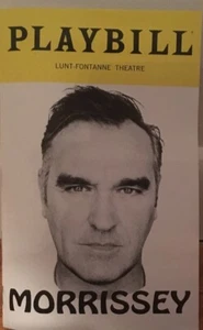 Morrissey On Broadway Spielzettel - Bild 1 von 4