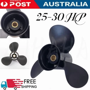 Boat Propeller 9.9x13 Fit for Tohatsu Outboard 25HP-30HP 3 Blades Prop 10 Tooth - Picture 1 of 19