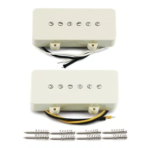FLEOR Alnico 5 Single Coil Pickup Set for JM Vintage-Style Guitar Parts - Picture 1 of 11