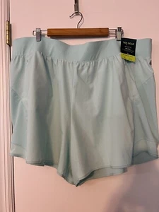 NEW! Women's Tek Gear Active Workout Shorts - Size 3X - Aqua Crystal - Picture 1 of 9