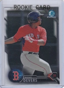 RAFAEL DEVERS ROOKIE CARD 2016 Boston Red Sox Baseball BOWMAN CHROME DRAFT RC - Picture 1 of 2