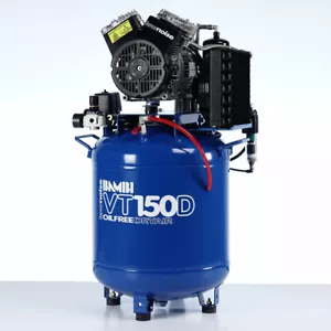 Bambi VT150D Compressor - Ultra Low Noise - Oil Free (50 Litres, 1.5 HP) - Picture 1 of 1