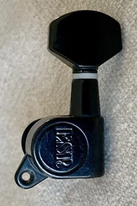 2002 ESP Ltd H-100 Electric Guitar ESP Logo Treble Side Black Tuner Tuning Peg - Picture 1 of 3