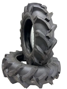 Zwei 7.50-18 Front Traktor Lug R1 Reifen 💪 Heavy Duty Tubeless 750x18 Bar Lug - Bild 1 von 5