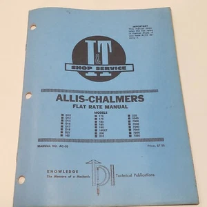 I&T Flat Rate Shop Service Shop Manuals All Brands-Use Dropdown - Picture 1 of 34