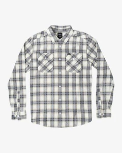New NWT RVCA Men's Thatll Work Flannel Long Sleeve Shirt Regular Fit Size Small - Picture 1 of 5