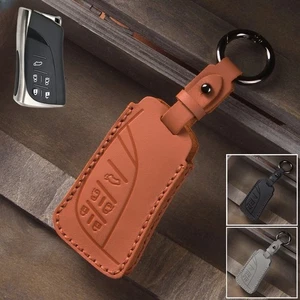 Genuine Leather Car Remote Key Fob Case Cover Bag For Lexus LM350h LM500h 2024+ - Picture 1 of 12