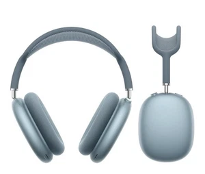 Écouteurs Bluetooth Apple AirPods Max d'occasion - Bleu ciel - Étui inclus - Photo 1 sur 15