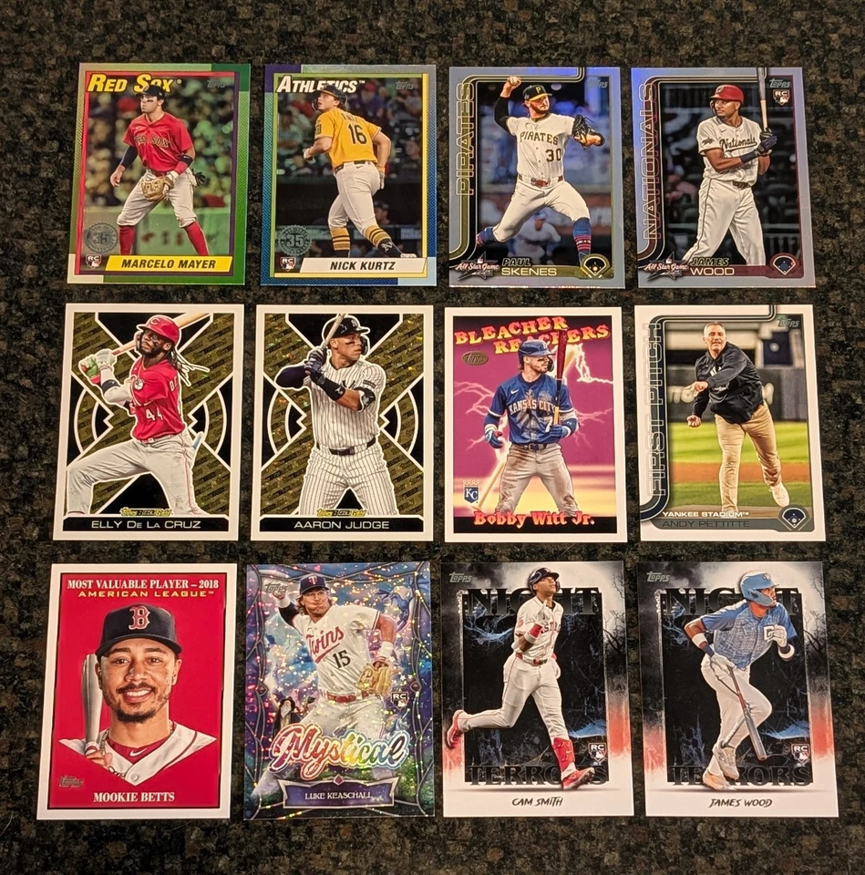 INSERTOS 2025 Topps Update Series ~ Tú eliges, completa tu conjunto con RC y oro negro Foto 1 de 1