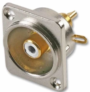 PULSE - Phono Aansluiting, Wit - Afbeelding 1 van 1