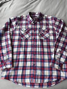 Dixxon Shirt Large Live Free Forever Independent Button Down Patriotic America - Picture 1 of 5
