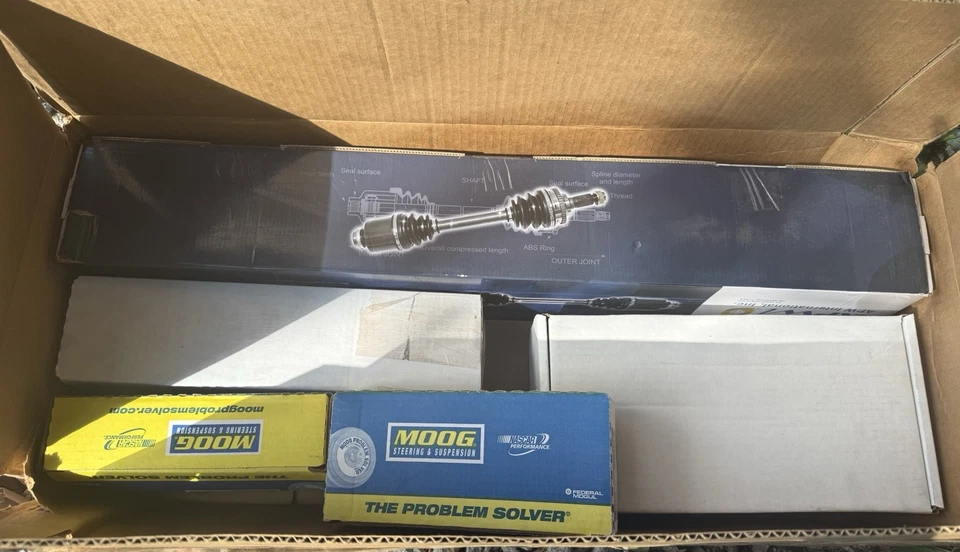 Hyundai XG350 2002 3,5 L V6 CV conjunto de eje, 2 barras estabilizadoras, 2 brazos de control Foto 1 de 1