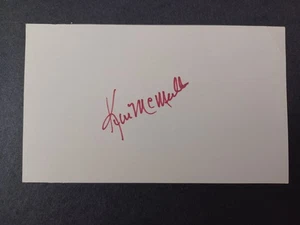 Ken McMullen Signed Index Card - Dodgers, Senators, Angels, Athletics, Brewers-D - Picture 1 of 1
