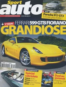 SPORT AUTO n°533 06/2006 FERRARI 599 GTB FIORANO PORSCHE 911 GT3 & TURBO - Imagen 1 de 1