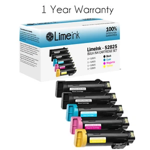 Paquete de 5 cartuchos de tóner para tinta Dell H625cdw H825cdw S2825cdn H625 H825 s2825 - Imagen 1 de 1