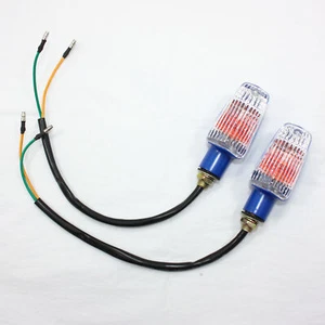 AZUL 12V REC REG Indicador Señal de Giro Luz PIT PRO Dirt Motocicleta MX - Imagen 1 de 6