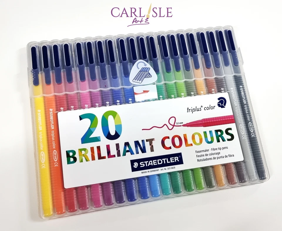 Staedtler Triplus Color Fiber Tip Pens - 20pack