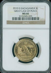 2010-D Sacagawea Native Dollar NGC MS66 Quality