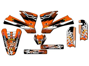 2002-2008 SX 65 MAYHEM Orange Senge Graphics Kit Compatible with KTM - Picture 1 of 10