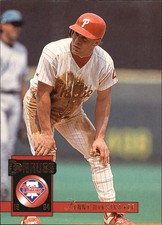 1994 Donruss Philadelphia Phillies Baseball Card #373 Lenny Dykstra