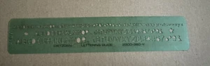 Vintage Dietzgen Lettering Guide 2300-360-V Excellent Vintage Condition - Picture 1 of 4