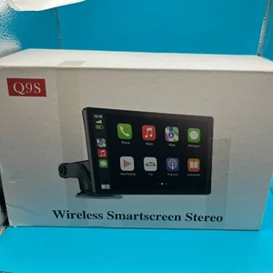 Hauxiy Q9S Smartscreen Stereo Wireless Bluetooth 9" Touch Display Nuovo Scatola Aperta - Foto 1 di 3