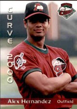 2000 Altoona Curve Grandstand #14 Alex Hernandez Puerto Rico PR NM Baseball Card