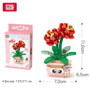 LOZ Destined to be Red Flower 8841 - Bild 1 von 3