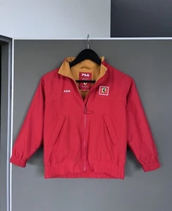 Ferrari x Fila Racing Red Kids Bomber Jacket sz 6 years / 118 cm - Picture 1 of 8