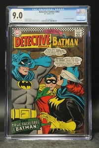 Detective Comics (1937) #363 CGC 9.0 Blue Lbl Batman Robin 2a App Batgirl OW/W - Foto 1 di 3
