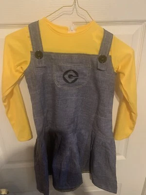 Disfraz de Minion Rubies Despicable Me 3 niño talla mediana 8-10 vestido solamente Foto 1 de 2