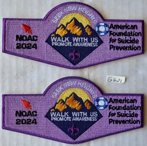 NOAC 2024 - REGISTRIEREN bei AFSP und WALK WITH US TO PREVENTION SUICIDE - 2er SET - Bild 1 von 1
