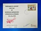 Rare Last Day Flight Cover, 1973 Portsmouth Airport, Last day of Operations QD6