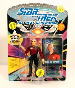 Star Trek Next Generation Captain Jean Luc Picard Playmates 1993 Unpunched card - Picture 1 of 6