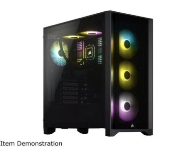 Broken base Corsair iCUE 4000X RGB CC-9011204-WW Black Steel / Plastic / - Image 1 of 4