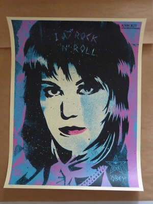 Shepard Fairey (Obey) I LOVE ROCK ‘N’ ROLL 33 1/3 (Joan Jett) Print Edition - Bild 1 von 4