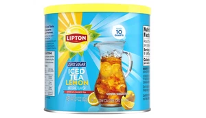 Lipton Diät Zitrone Eistee Pulver Mischung 2,9 Unze ergibt 10 Quart kalorienarm 82g - Bild 1 von 5