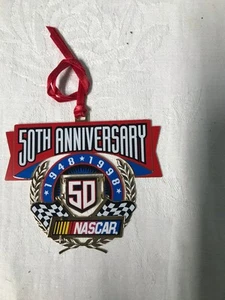 Vintage COLLECTIBLE 1998 NASCAR 50th Anniversary Christmas Ornament Package - Picture 1 of 3
