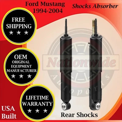 Amortiguadores traseros Monroe genuinos OEM para Ford Mustang 1994-2004 garantía de por vida Foto 1 de 4