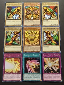 Exodia Full 5 Piece Set + Incarnate + Obliterate!!! + Blaze + Rage  | YuGiOh! - Picture 1 of 11