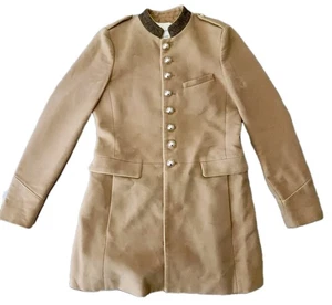 Abrigo Mango Estilo Militar Elegante Abrigo Talla EUR XS Reino Unido Talla 6 Tostado y Dorado - Imagen 1 de 9
